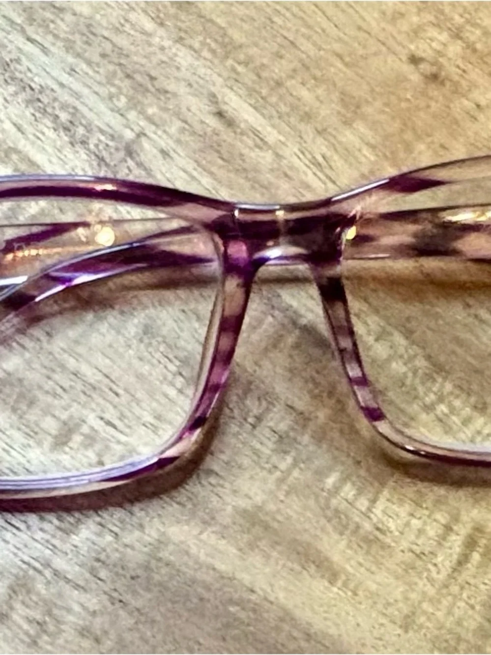 Source Unknown Purple Clear Kids Sunglasses